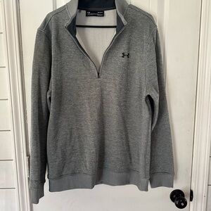 LG Men's Gray Zip-Up Sweater